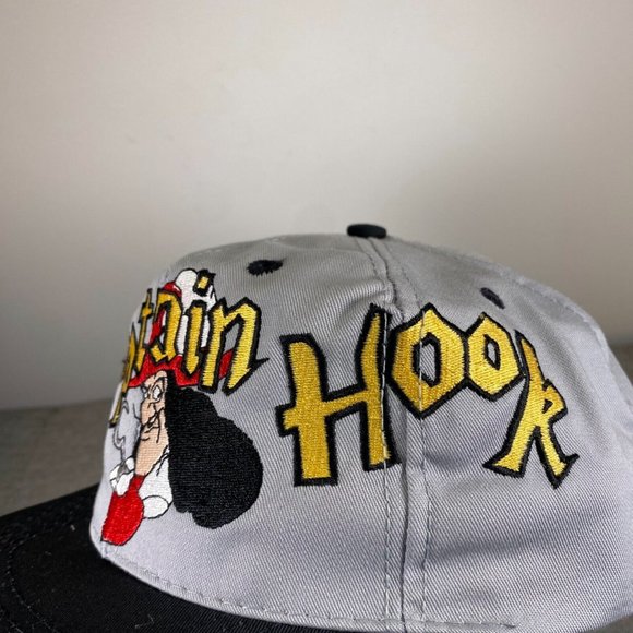 Disneyland  Disney Vintage Captain Hook Hat‎ snapback 90's Goofys Hat Co - Picture 9 of 11